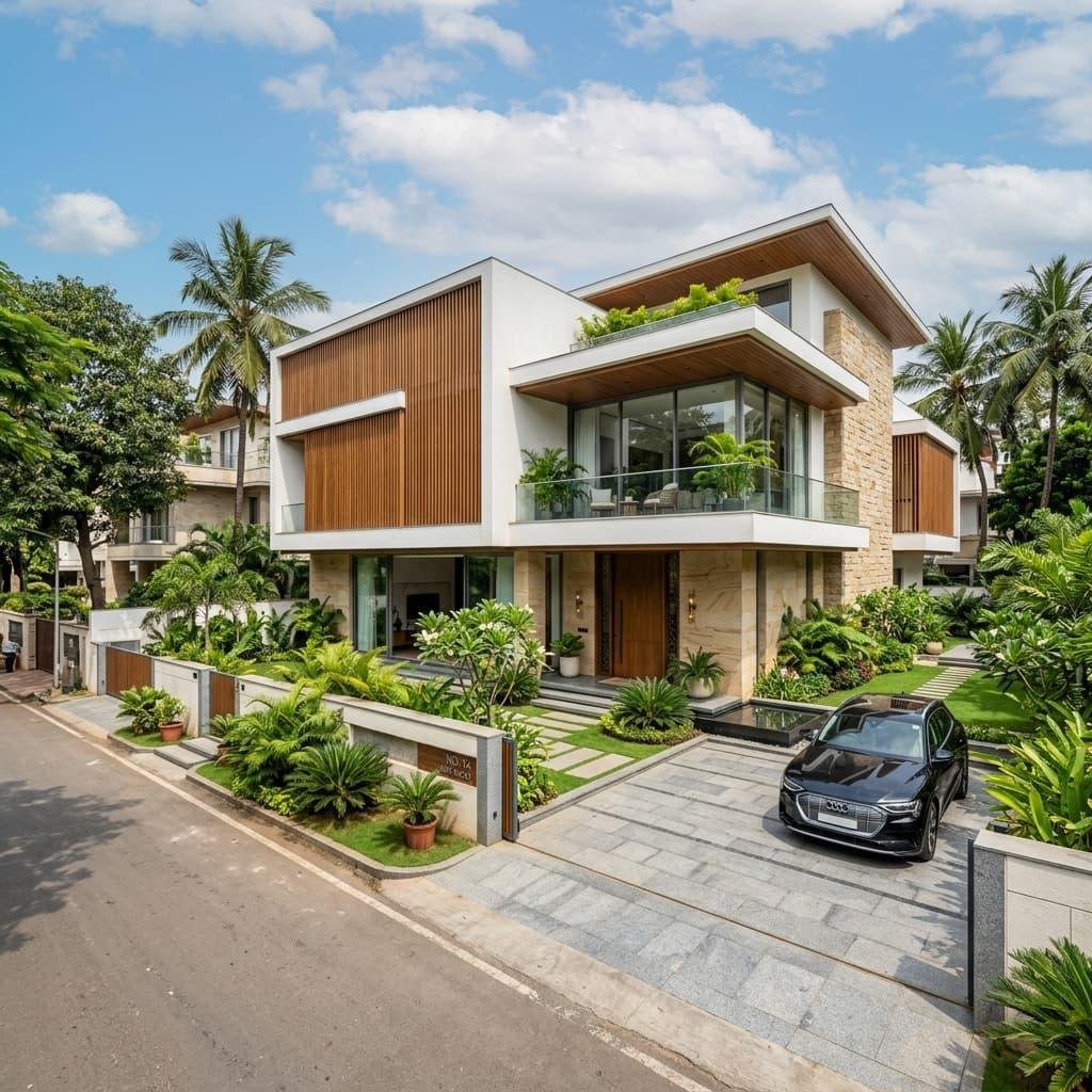 Residential villa exterior
